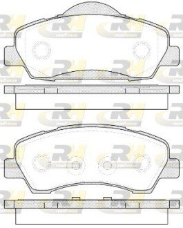 Гальмівні колодки дискові ROADHOUSE 21530.00
