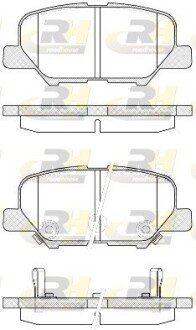 Гальмівні колодки дискові ROADHOUSE 21536.02