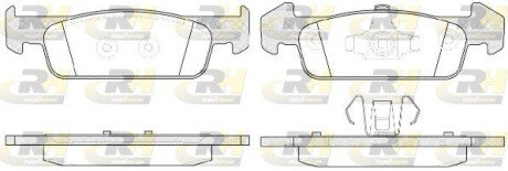 Гальмівні колодки дискові ROADHOUSE 21540.10