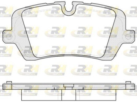 Гальмівні колодки дискові ROADHOUSE 21541.00