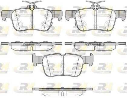 Гальмівні колодки дискові ROADHOUSE 21551.12