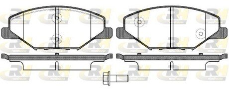 Гальмівні колодки дискові ROADHOUSE 21553.00