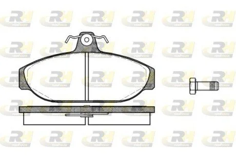 Гальмівні колодки дискові ROADHOUSE 2156.00