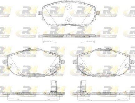 Гальмівні колодки дискові ROADHOUSE 21561.02