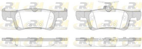 Гальмівні колодки дискові ROADHOUSE 21563.00