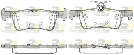 Гальмівні колодки дискові ROADHOUSE 21563.10