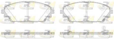 Гальмівні колодки дискові ROADHOUSE 21569.02