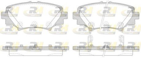 Гальмівні колодки дискові ROADHOUSE 21570.02