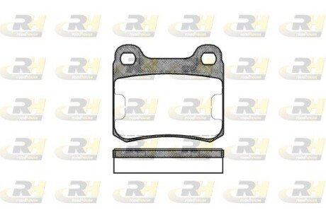 Гальмівні колодки дискові ROADHOUSE 2157.00