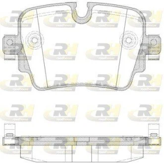 Гальмівні колодки дискові ROADHOUSE 21572.00