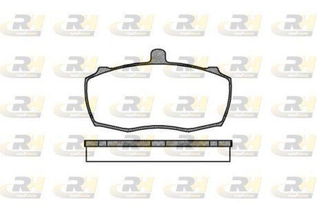Гальмівні колодки дискові ROADHOUSE 2159.00