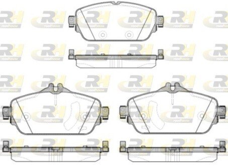 Гальмівні колодки дискові ROADHOUSE 21592.08