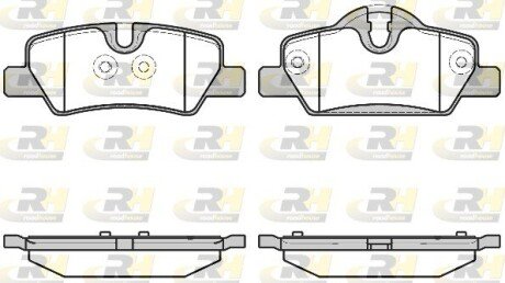 Гальмівні колодки дискові ROADHOUSE 21600.00