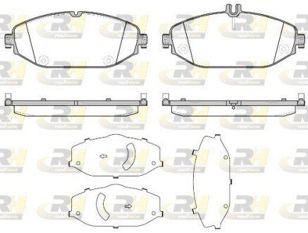 Гальмівні колодки дискові ROADHOUSE 21618.00