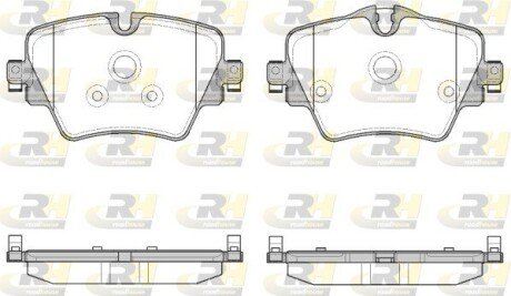 Гальмівні колодки дискові ROADHOUSE 21625.08