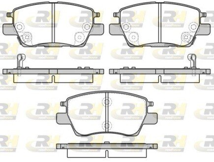 Тормозные колодки дисковые ROADHOUSE 21630.12