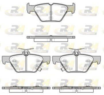 Гальмівні колодки дискові ROADHOUSE 21638.02