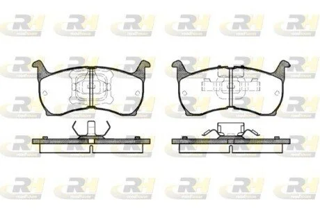 Тормозные колодки дисковые ROADHOUSE 2164.00