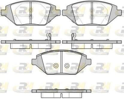 Гальмівні колодки дискові ROADHOUSE 21686.02