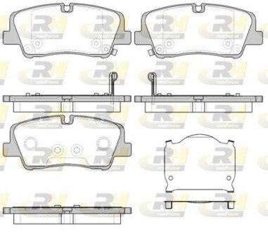 Тормозные колодки дисковые ROADHOUSE 21687.00