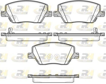 Гальмівні колодки дискові ROADHOUSE 21695.02