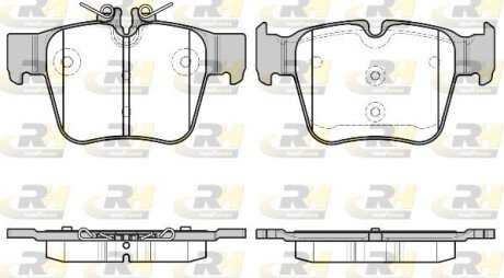 Гальмівні колодки дискові ROADHOUSE 21697.00