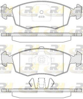 Тормозные колодки дисковые ROADHOUSE 2172.35