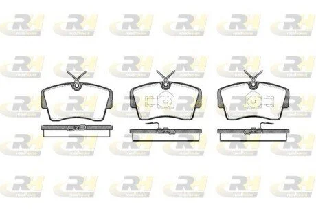 Тормозные колодки дисковые ROADHOUSE 2173.00