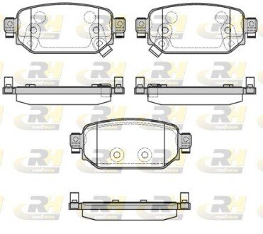 Гальмівні колодки дискові ROADHOUSE 21731.02