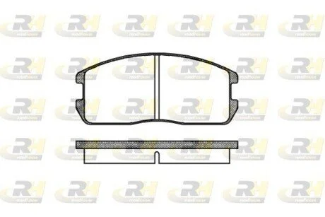 Тормозные колодки дисковые ROADHOUSE 2175.00