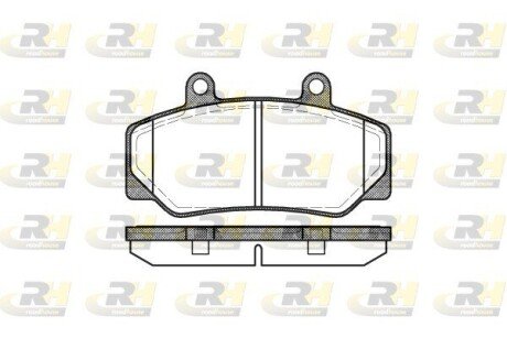 Гальмівні колодки дискові ROADHOUSE 2176.20