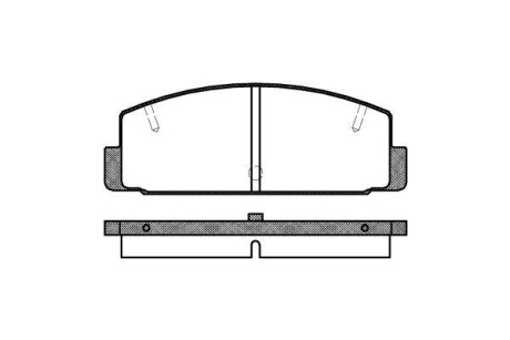 Гальмівні колодки дискові ROADHOUSE 2179.10