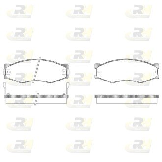 Гальмівні колодки дискові ROADHOUSE 2184.02