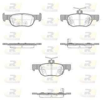 Гальмівні колодки дискові ROADHOUSE 21869.02