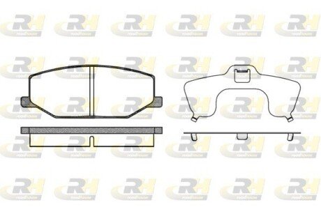 Гальмівні колодки дискові ROADHOUSE 2190.10