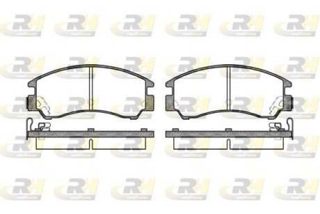 Гальмівні колодки дискові ROADHOUSE 2191.04
