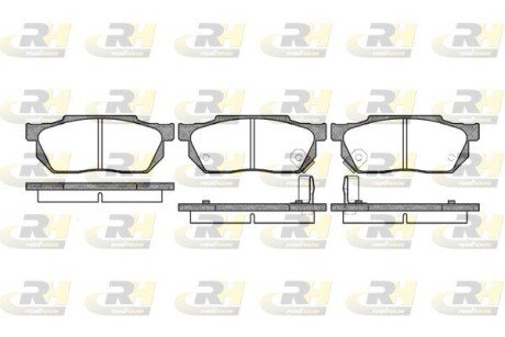 Гальмівні колодки дискові ROADHOUSE 2193.02