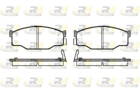 Гальмівні колодки дискові ROADHOUSE 2195.14