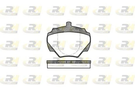 Тормозные колодки дисковые ROADHOUSE 2222.00