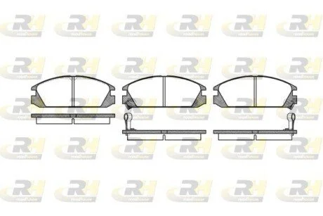 Гальмівні колодки дискові ROADHOUSE 2228.02