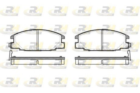 Гальмівні колодки дискові ROADHOUSE 2238.04