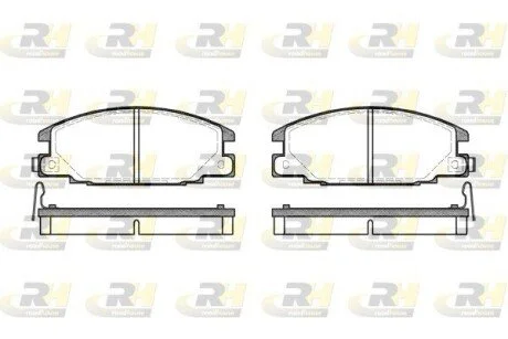 Гальмівні колодки дискові ROADHOUSE 2238.04