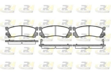 Тормозные колодки дисковые ROADHOUSE 2248.02