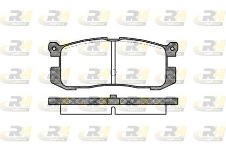 Гальмівні колодки дискові ROADHOUSE 2272.00