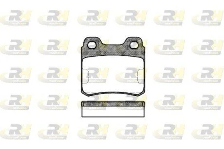 Тормозные колодки дисковые ROADHOUSE 2282.00