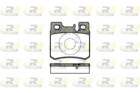 Гальмівні колодки дискові ROADHOUSE 2282.20