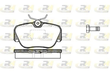 Тормозные колодки дисковые ROADHOUSE 2284.00