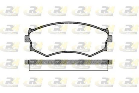 Гальмівні колодки дискові ROADHOUSE 2287.00
