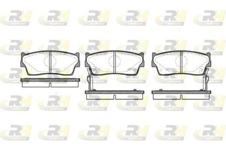 Тормозные колодки дисковые ROADHOUSE 2289.02