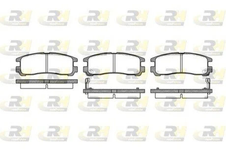 Гальмівні колодки дискові ROADHOUSE 2291.02
